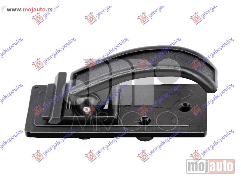 Glavna slika -  KVAKA PREDNJIH VRATA UNUTRASNJA CRNA Fiat cinquecento 93-98 -dostupno - MojAuto