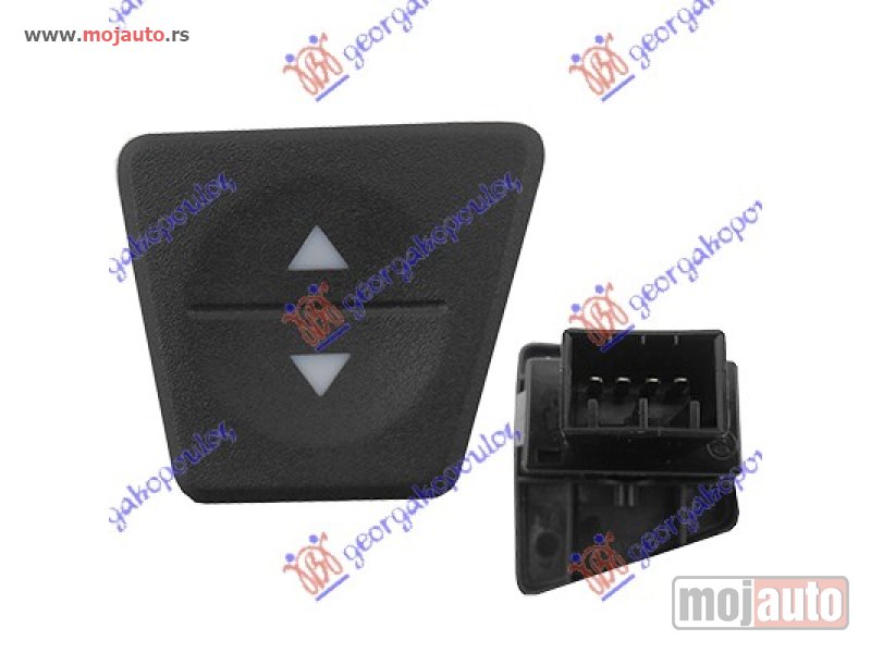 Glavna slika -  PREKIDAC U PREDNJIM VRATIMA (4 PIN) Desno Fiat panda 03-14 -dostupno - MojAuto