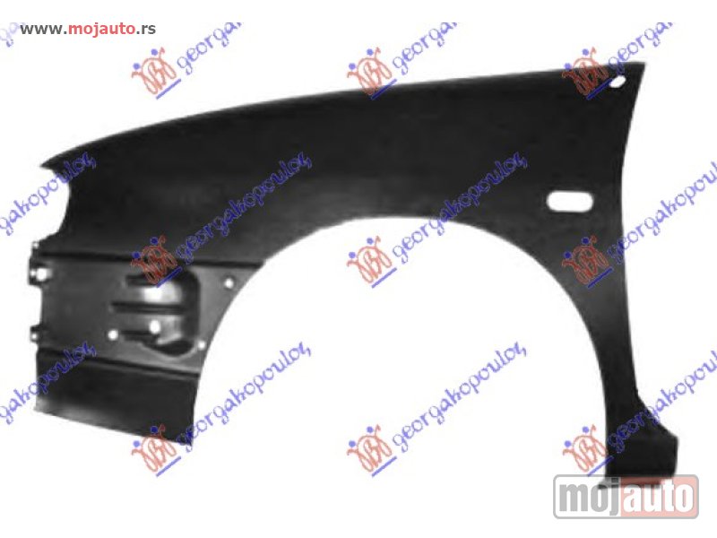 Glavna slika -  BLATOBRAN (SA OVALNIM OTVOROM ZA MIGAVAC) (A KVALITET) Levo Seat ibiza 93-95 -dostupno - MojAuto