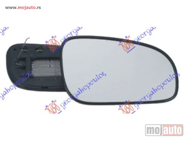 Glavna slika -  STAKLO RETROVIZORA SA GREJACEM -2003 (KONVEKSNO) Desno Volvo s80 99-06 -dostupno - MojAuto