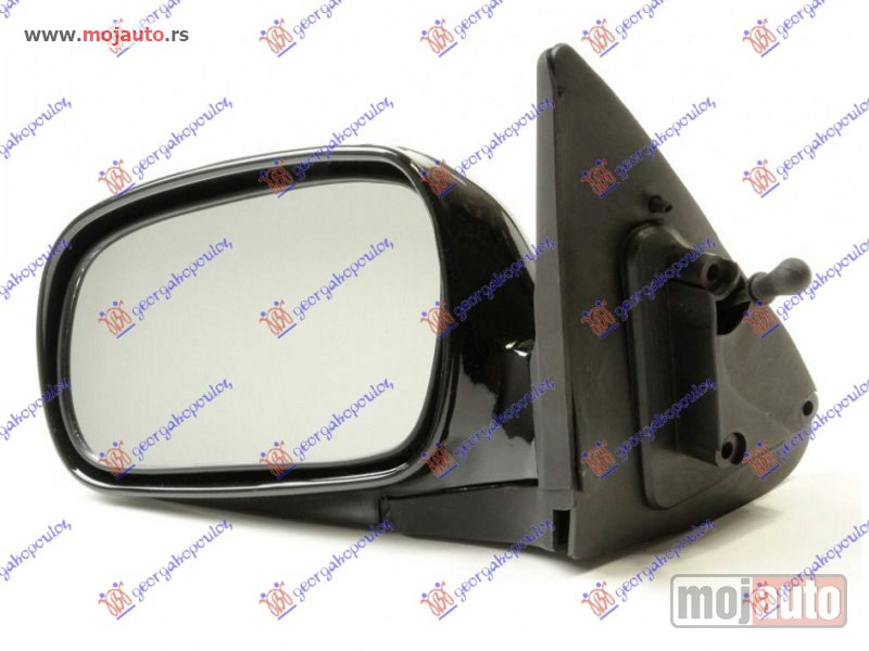 Glavna slika -  RETROVIZOR MEHANICKI SA SAJLOM PM (RAVNO STAKLO) Levo Daewoo nexia sdn 95- -dostupno - MojAuto
