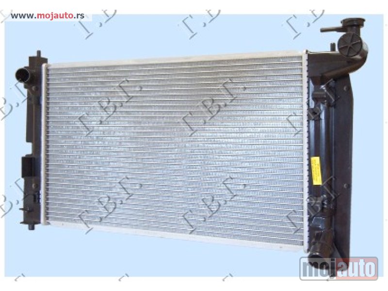 Glavna slika -  HLADNJAK MOTORA 1.4/1.6 i-VVTi BENZIN (MAN) (600x350) (JAPAN) (BRZA SPOJNICA ZA VENTILATOR) Toyota corolla verso 07-09 -dostupno - MojAuto