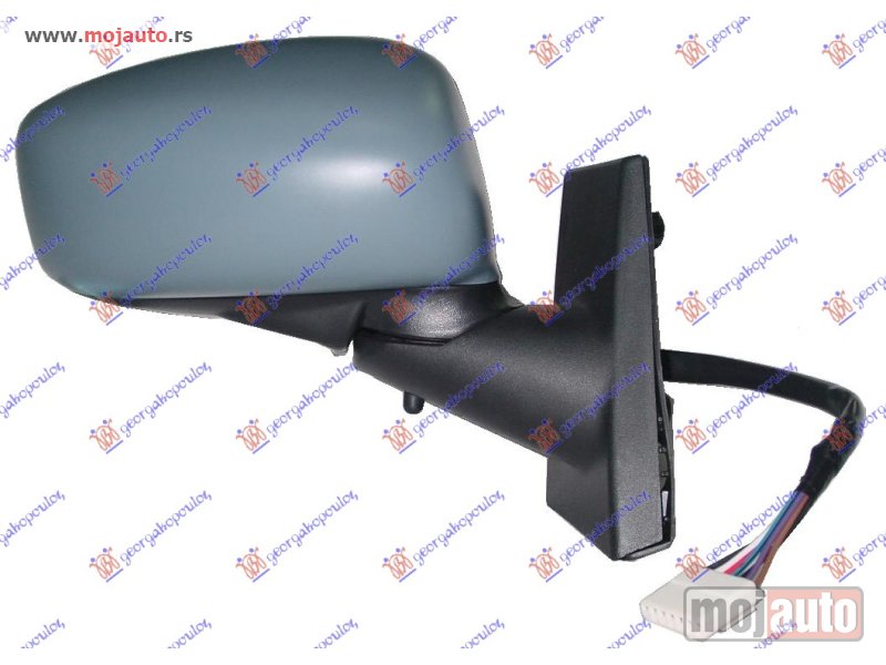 Glavna slika -  RETROVIZOR ELEKTRICNI SA GREJACEM PM -09 (A KVALITET) (KONVEKSNO STAKLO) Desno Lancia musa 03-13 -dostupno - MojAuto