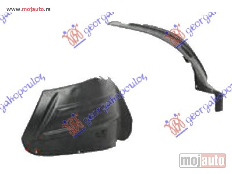 Glavna slika -  POTKRILO PLASTICNO Levo Fiat ducato 02-06 -dostupno - MojAuto