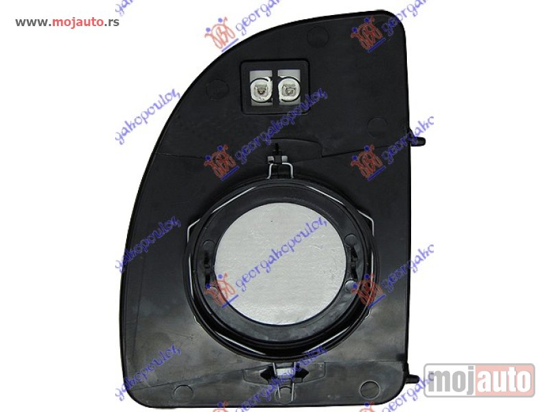 Glavna slika -  STAKLO RETROVIZORA SA GREJACEM (GORNJI DEO) 1999- (KONVEKSNO) Desno Peugeot boxer 94-02 -dostupno - MojAuto