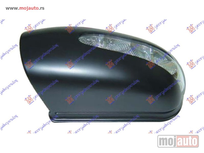 Glavna slika -  POKLOPAC RETROVIZORA (SA OTVOROM ZA MIGAVAC) (& ZA CLC W203 2003-) Levo Mercedes c class (w203) sdn/s.w. 03-07 -dostupno - MojAuto