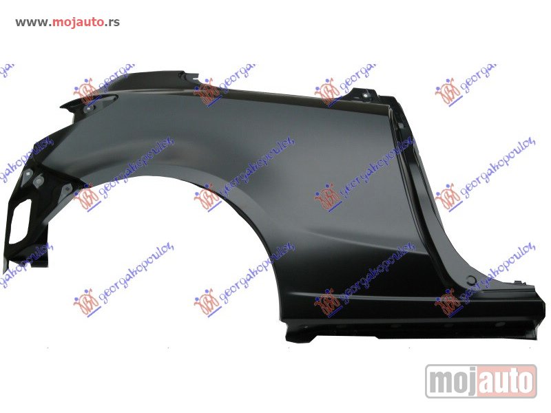 Glavna slika -  ZADNJI BLATOBRAN 3 VRATA Desno Mazda 2 07-14 -dostupno - MojAuto