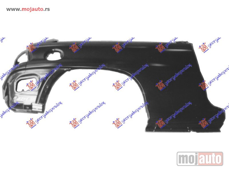 Glavna slika -  ZADNJI BLATOBRAN 3 VRATA Desno Opel astra f 95-98 -dostupno - MojAuto