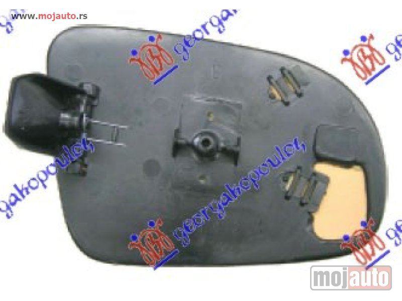 Glavna slika -  STAKLO RETROVIZORA (RAVNO) Levo Opel corsa b 96-97 -dostupno - MojAuto