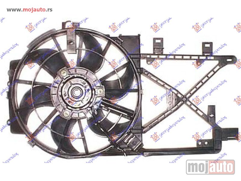 Glavna slika -  VENTILATOR HLADNJAKA KOMPLET (1.7 TD) (+AC) Opel vectra b 96-98 -dostupno - MojAuto