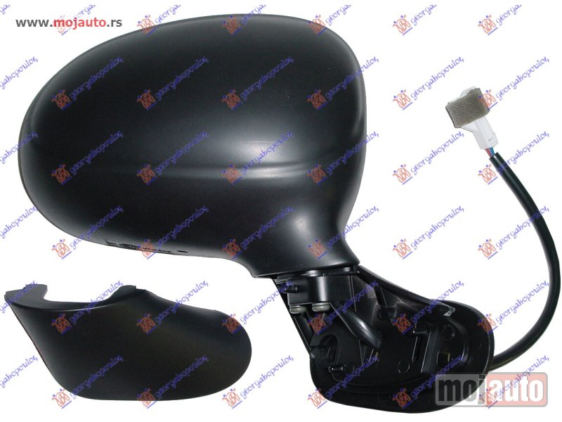 Glavna slika -  RETROVIZOR ELEKTRICNI (KONVEKSNO STAKLO) Desno Daewoo matiz 00-05 -dostupno - MojAuto