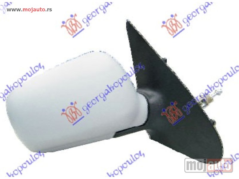 Glavna slika -  RETROVIZOR MEHANICKI SA SAJLOM (KONVEKSNO STAKLO) Desno Vw polo classic 95-02 -dostupno - MojAuto