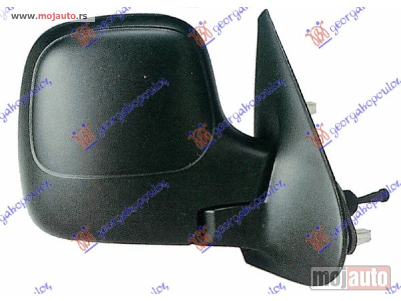 Glavna slika -  RETROVIZOR MEHANICKI SA SAJLOM (A KVALITET) (KONVEKSNO STAKLO) Desno Peugeot partner 02-08 -dostupno - MojAuto
