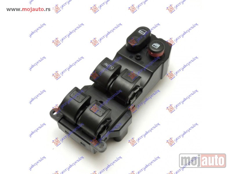 Glavna slika -  PREKIDAC U PREDNJIM VRATIMA (4 TASTERA) -2004 (20+3 PIN) Levo Honda jazz 01-08 -dostupno - MojAuto