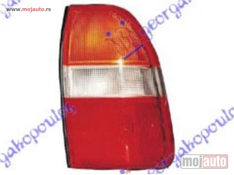 Glavna slika -  STOP LAMPA KOMPLET (ZUTI MIGAVAC) (TAJLAND) Desno Mitsubishi p/u l200 97-99 -nedostupno - MojAuto
