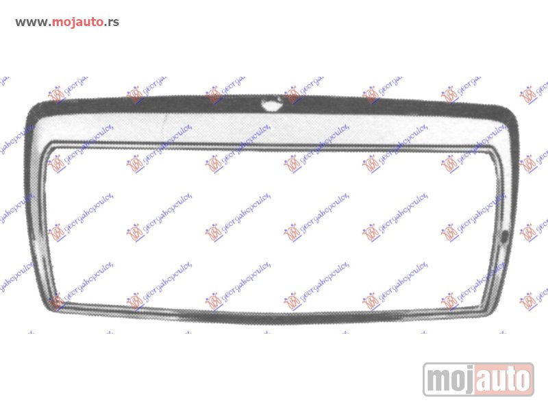 Glavna slika -  OKVIR PVC MASKE HROM Mercedes e class (w124) 85-92 -dostupno - MojAuto