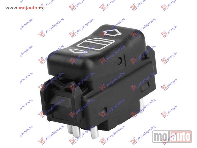 Glavna slika -  PREKIDAC U PREDNJIM VRATIMA (5 PIN) Levo Mercedes 190e (w201) 84-93 -dostupno - MojAuto
