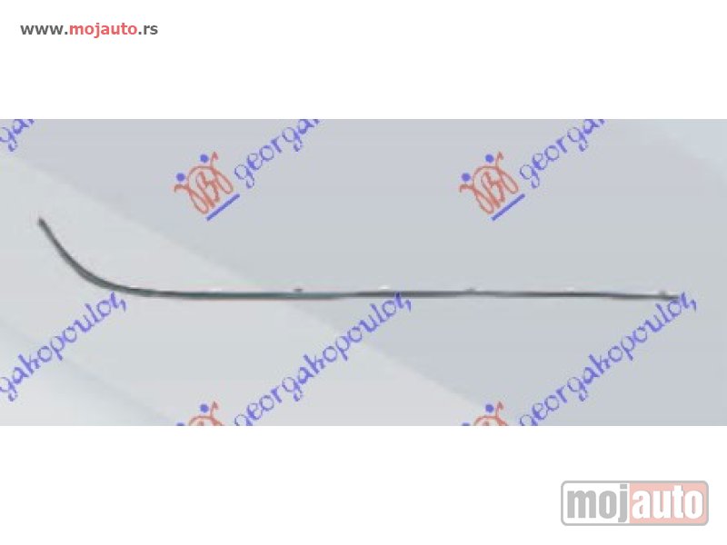 Glavna slika -  LAJSNA ZADNJEG BRANIKA HROM Levo Mercedes c class (w203) sdn/s.w. 00-03 -nedostupno - MojAuto