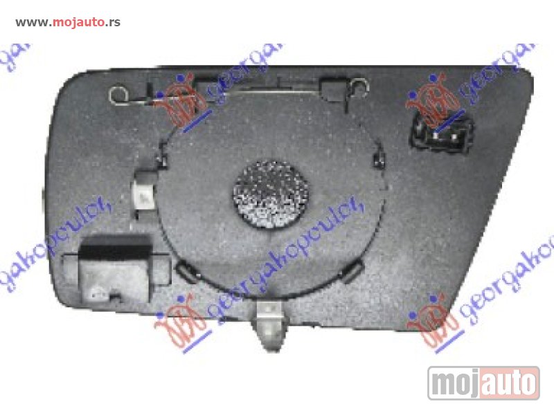 Glavna slika -  STAKLO RETROVIZORA SA GREJACEM PLAVO (KONVEKSNO) Desno Mercedes e class (w210) 96-99 -dostupno - MojAuto