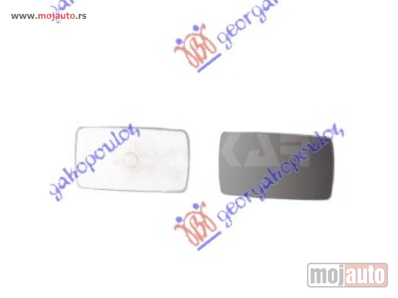 Glavna slika -  STAKLO RETROVIZORA (KONVEKSNO) Desno Ford escort 93-95 -dostupno - MojAuto