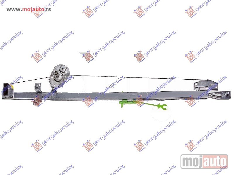 Glavna slika -  PODIZAC PREDNJEG PROZORA MEHANICKI (A KVALITET) Desno Citroen jumper 94-02 -dostupno - MojAuto