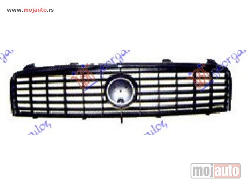 Glavna slika -  PVC MASKA CRNA (HROM OKVIR) Fiat linea 07-13 -dostupno - MojAuto