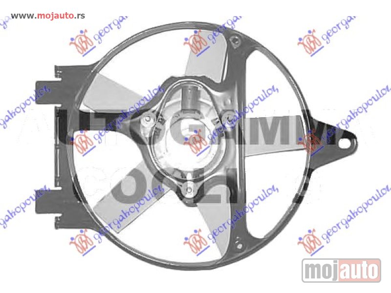 Glavna slika -  VENTILATOR HLADNJAKA KOMPLET (1.1/1.3 BENZIN) Ford fiesta iii 90-95 -dostupno - MojAuto