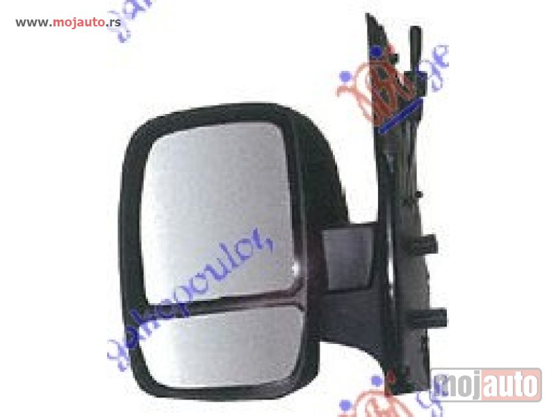 Glavna slika -  RETROVIZOR MEHANICKI SA SAJLOM (DUPLO STAKLO) (KONVEKSNO STAKLO) Levo Peugeot expert 07-16 -nedostupno - MojAuto