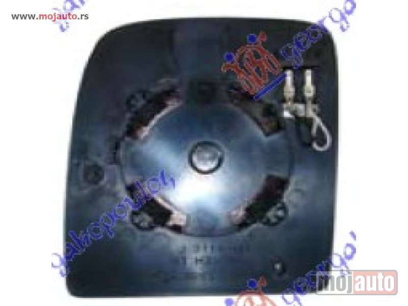 Glavna slika -  STAKLO RETROVIZORA SA GREJACEM (GORNJI DEO) (KONVEKSNO) Desno Peugeot expert 07-16 -dostupno - MojAuto