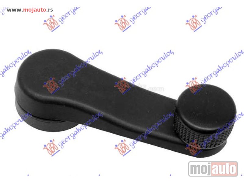 Glavna slika -  RUCICA ZA PODIZANJE PROZORA CRNA Seat toledo 91-95 -dostupno - MojAuto