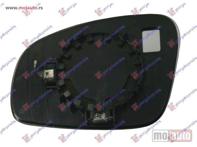 Glavna slika -  STAKLO RETROVIZORA (KONVEKSNO) Desno Skoda roomster-praktik 06-10 -dostupno - MojAuto