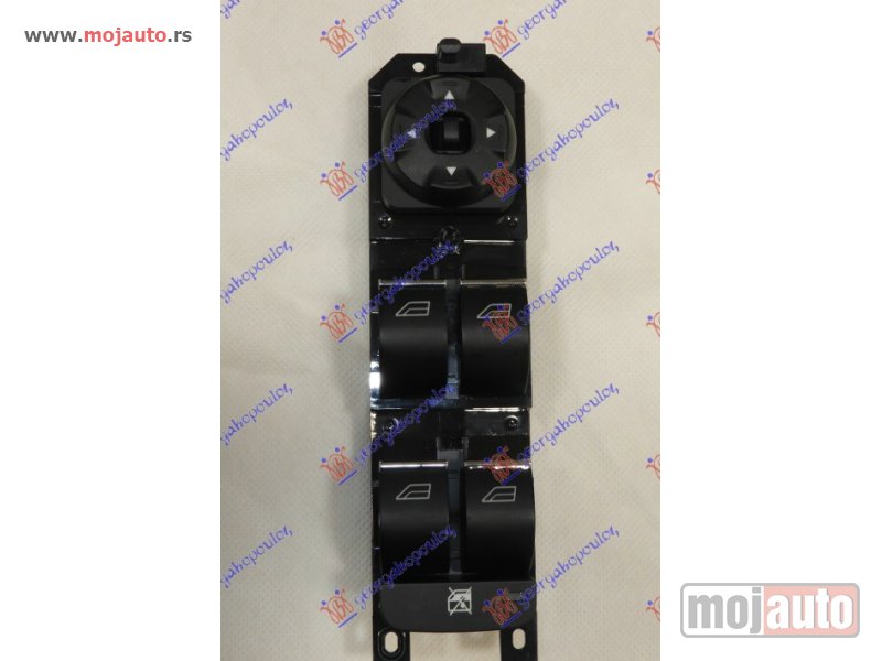 Glavna slika -  PREKIDAC U PREDNJIM VRATIMA CRNI/SREBRNI (4 TASTERA) (3 PIN) Levo Ford mondeo 07-11 -dostupno - MojAuto