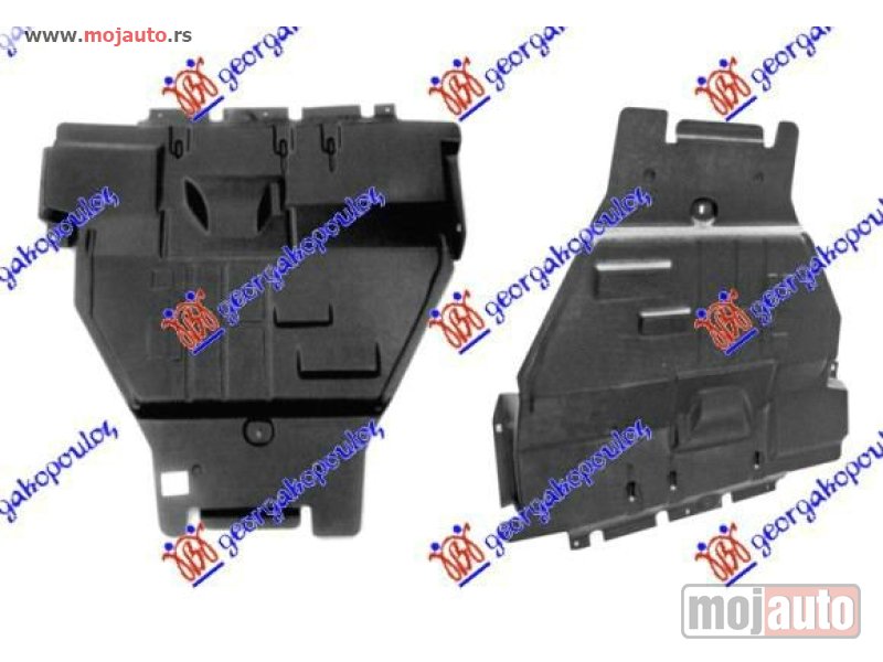 Glavna slika -  ZASTITA MOTORA PREDNJA PLASTICNA Peugeot 306 99-00 -dostupno - MojAuto