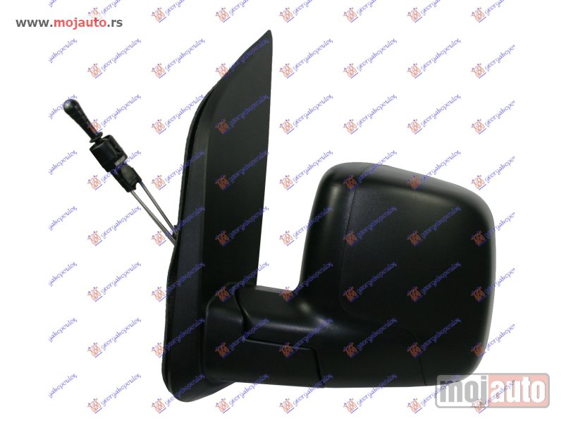 Glavna slika -  RETROVIZOR MEHANICKI SA SAJLOM (A KVALITET) (KONVEKSNO STAKLO) Levo Citroen nemo 08- -dostupno - MojAuto