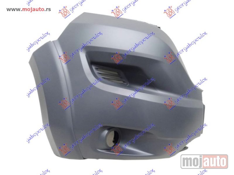 Glavna slika -  KRAJ PREDNJEG BRANIKA CRNI (SA MAGLENKOM) (MAXI) (MODEL SA PLASTICNIM RUBOM NA KRILU) Desno Citroen jumper 14- -dostupno - MojAuto