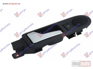 NOVI: delovi  KVAKA ZADNJIH VRATA UNUTRASNJA HROM/CRNA Levo Vw golf iv 98-04 -dostupno