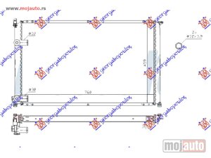 NOVI: delovi  HLADNJAK MOTORA 2.5 DIZEL (+/-AC) (760x459) (MAHLE BEHR) Renault master/mascott 98-09 -dostupno