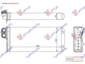 NOVI: delovi  GREJAC KABINE (330x157) -2003 Renault master/mascott 98-09 -dostupno