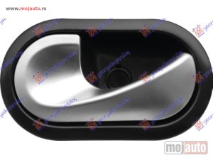 NOVI: delovi  KVAKA PREDNJIH/ZADNJIH VRATA UNUTRASNJA HROM/CRNA Levo Renault modus 08-13 -dostupno