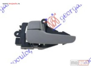NOVI: delovi  KVAKA PREDNJIH/ZADNJIH VRATA UNUTRASNJA SIVA Levo Mitsubishi outlander 07-11 -dostupno