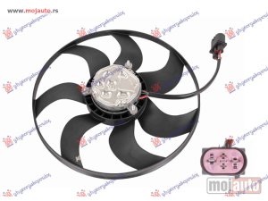 NOVI: delovi  VENTILATOR (MOTOR+ELISA) (395mm) (400w) (4 PIN) Audi a1 10-14 -dostupno