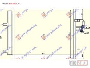 NOVI: delovi  HLADNJAK KLIME BENZIN/DIZEL (590x47x16) Volvo s80 06-13 -dostupno