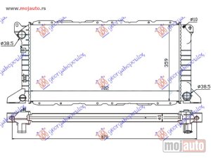 Glavna slika - HLADNJAK MOTORA 2.5D/2.5TD (+AC) (70.2x36) Ford transit 95-00 -dostupno - MojAuto