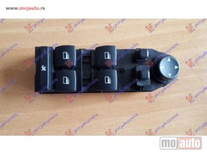 NOVI: delovi  PREKIDAC U PREDNJIM VRATIMA (4 TASTERA) (ELEKTRO-SKLOPIV RETROVIZOR) -2007 (4 PIN) Levo Bmw series 5 (e60/61) 03-10 -dostupno