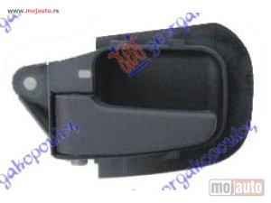 NOVI: delovi  KVAKA UNUTRASNJA CRNA Levo Bmw series 3 (e36) coupe/cabrio 90-98 -dostupno