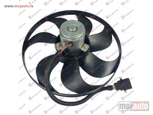 Glavna slika - VENTILATOR HLADNJAKA (MOTOR+ELISA) (345mm) (250/60w) (7 PERAJA) (3 PIN) Vw golf iv 98-04 -dostupno - MojAuto
