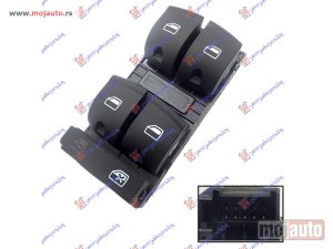 NOVI: delovi  PREKIDAC U PREDNJIM VRATIMA (4 TASTERA) (10 PIN) Levo Audi q7 06-09 -dostupno