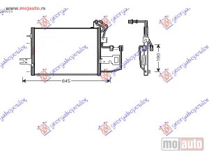 NOVI: delovi  HLADNJAK KLIME (471x325x20) Skoda felicia pick-up 94-01 -dostupno