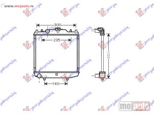 NOVI: delovi  HLADNJAK MOTORA (325x333x32) Suzuki alto 95-03 -dostupno