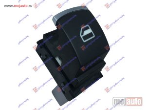Glavna slika - PREKIDAC U PREDNJIM (& ZADNJIM L=D) VRATIMA HROM/CRNI (3 PIN) Desno Vw golf vi 08-13 -dostupno - MojAuto